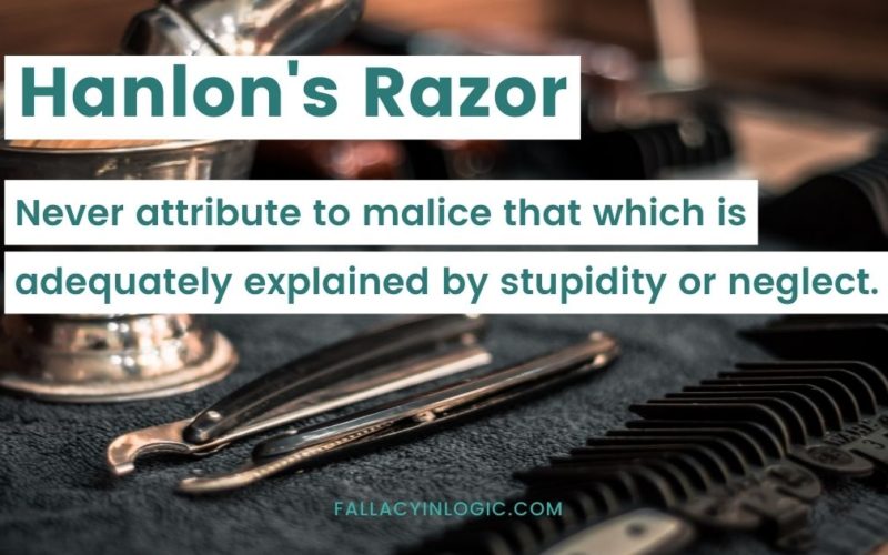 Hanlon's Razor: People Aren't as Hostile as You Think - Fallacy in Logic